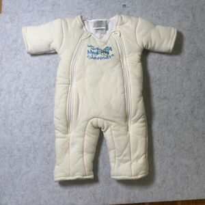 Baby Merlin Magic Sleepsuit Cream Yellow Small 3-6 mo 12-18 lbs EUC Boy/Girl Zip